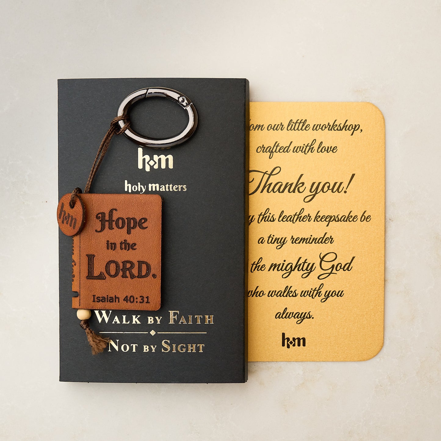 Holy Matters Leather Keepsake | Philippians 4:13